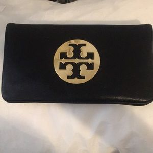 Tory burch black clutch